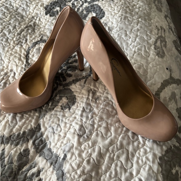 Jessica Simpson Calie pumps NWOB size 9 color-chai latte - Picture 5 of 13